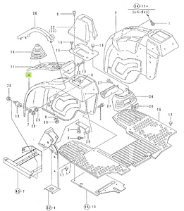 Φτερό Αριστ. Yanmar W3551-04620. Ανταλλακτικά μεταχειρισμένα και καινούρια, εισαγόμενα από την Ιαπωνία σε άριστη κατάσταση. Βρείτε γνήσια - original και ιμιτασιόν - aftermarket ανταλλακτικά για όλα τα Kubota σε προσιτές τιμές.