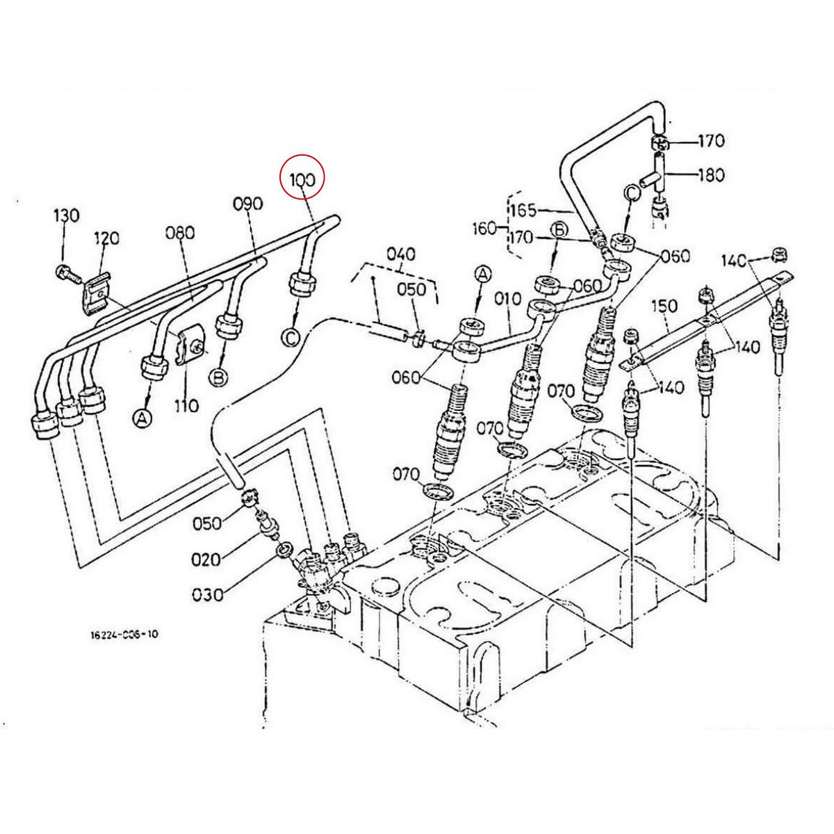 Kubota Σωληνάκι 16231-53730. Ανταλλακτικά μεταχειρισμένα και καινούρια, εισαγόμενα από την Ιαπωνία σε άριστη κατάσταση. Βρείτε γνήσια - original και ιμιτασιόν - aftermarket ανταλλακτικά για όλα τα Kubota σε προσιτές τιμές.