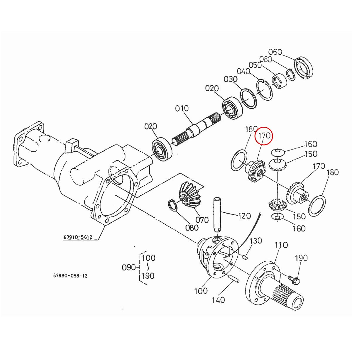 Kubota Δορυφόρος 66591-14870. Ανταλλακτικά μεταχειρισμένα και καινούρια, εισαγόμενα από την Ιαπωνία σε άριστη κατάσταση. Βρείτε γνήσια - original και ιμιτασιόν - aftermarket ανταλλακτικά για όλα τα Kubota σε προσιτές τιμές.
