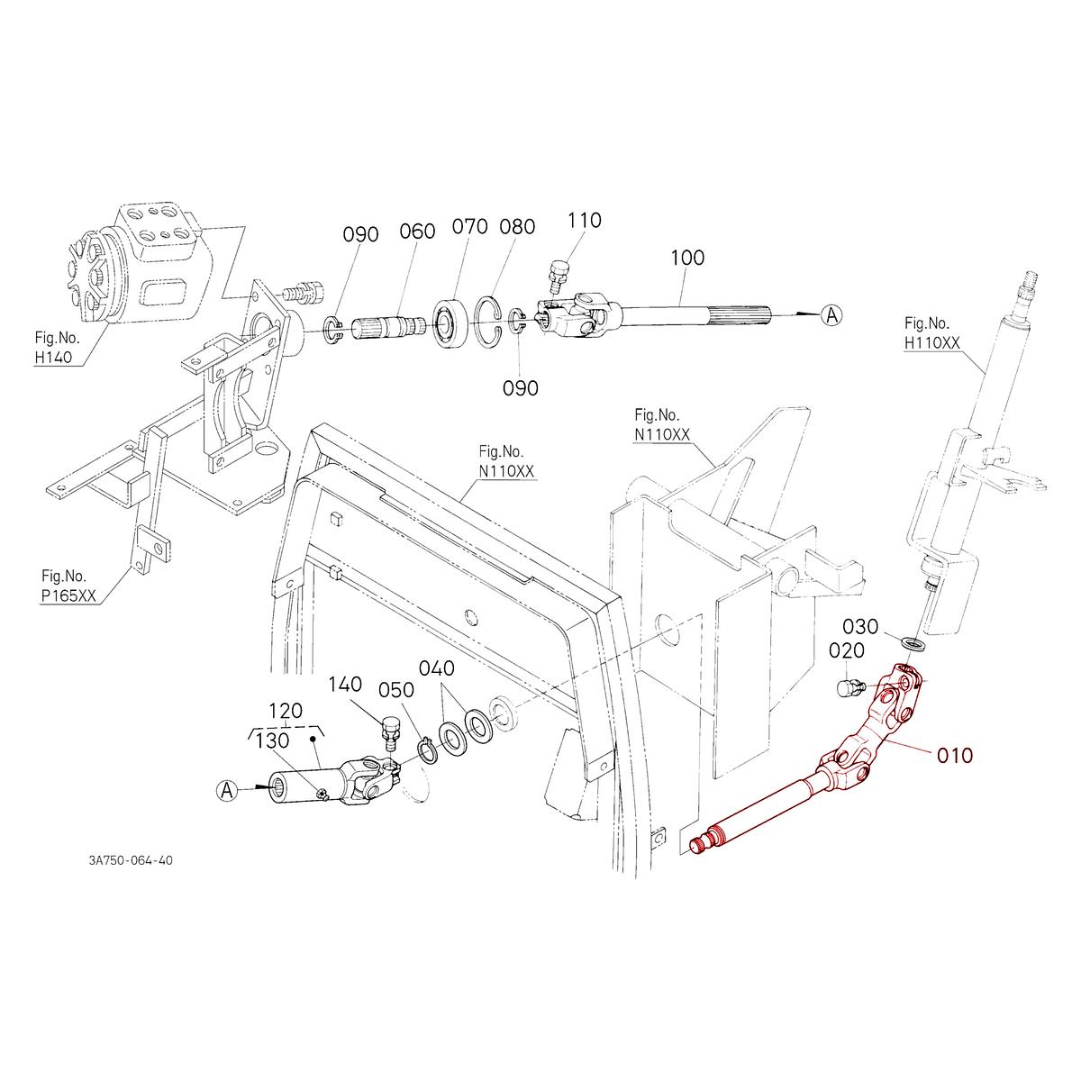 Σταυρός μετάδοσης (Universal Joint) Kubota 3A751-63360. Ανταλλακτικά μεταχειρισμένα και καινούρια, εισαγόμενα από την Ιαπωνία σε άριστη κατάσταση. Βρείτε γνήσια - original και ιμιτασιόν - aftermarket ανταλλακτικά για όλα τα τρακτέρ Kubota σε προσιτές τιμές.