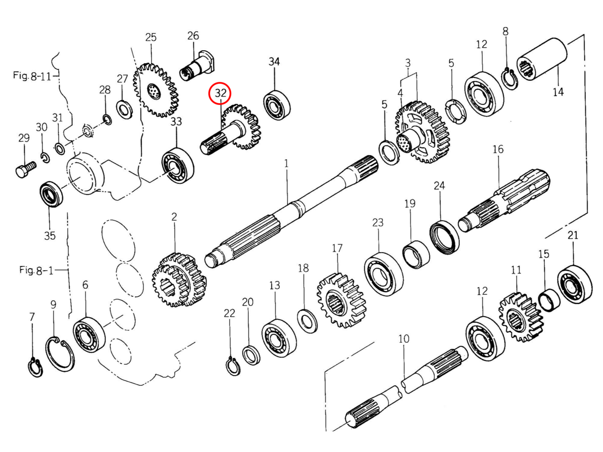 Αξονογράναζο P.T.O. 23 δόντια Iseki: 1480-208-2100-0. Ανταλλακτικά μεταχειρισμένα και καινούρια, εισαγόμενα από την Ιαπωνία σε άριστη κατάσταση. Βρείτε γνήσια - original και ιμιτασιόν - aftermarket ανταλλακτικά για όλα τα Iseki σε προσιτές τιμές.