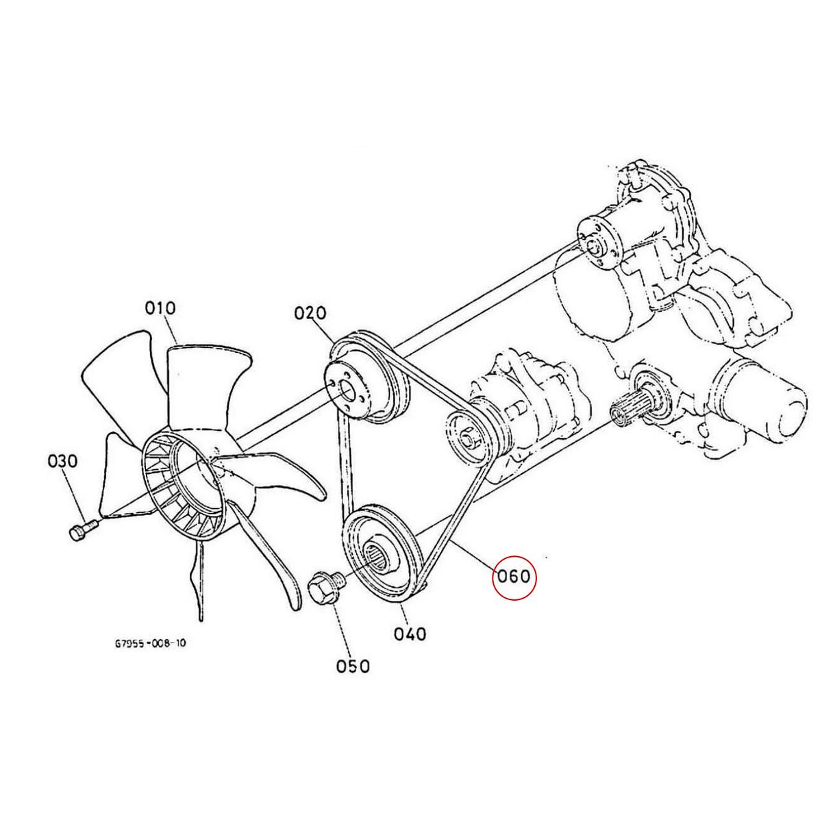 Kubota Ιμάντας 14911-97010. Ανταλλακτικά μεταχειρισμένα και καινούρια, εισαγόμενα από την Ιαπωνία σε άριστη κατάσταση. Βρείτε γνήσια - original και ιμιτασιόν - aftermarket ανταλλακτικά για όλα τα Kubota σε προσιτές τιμές.