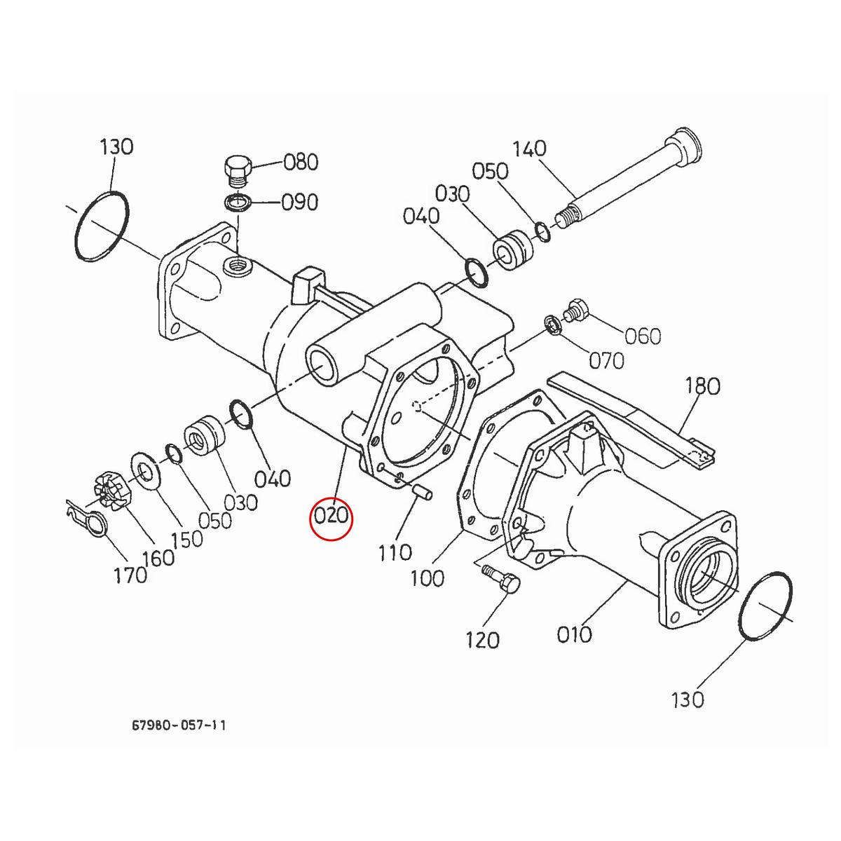 Kubota Κιβώτιο εμπρόσθιου άξονα δεξιά 67910-56120. Ανταλλακτικά μεταχειρισμένα και καινούρια, εισαγόμενα από την Ιαπωνία σε άριστη κατάσταση. Βρείτε γνήσια - original και ιμιτασιόν - aftermarket ανταλλακτικά για όλα τα Kubota σε προσιτές τιμές.