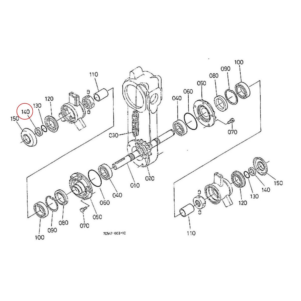Kubota Τσιμούχα 70180-55430. Ανταλλακτικά μεταχειρισμένα και καινούρια, εισαγόμενα από την Ιαπωνία σε άριστη κατάσταση. Βρείτε γνήσια - original και ιμιτασιόν - aftermarket ανταλλακτικά για όλα τα Kubota σε προσιτές τιμές.