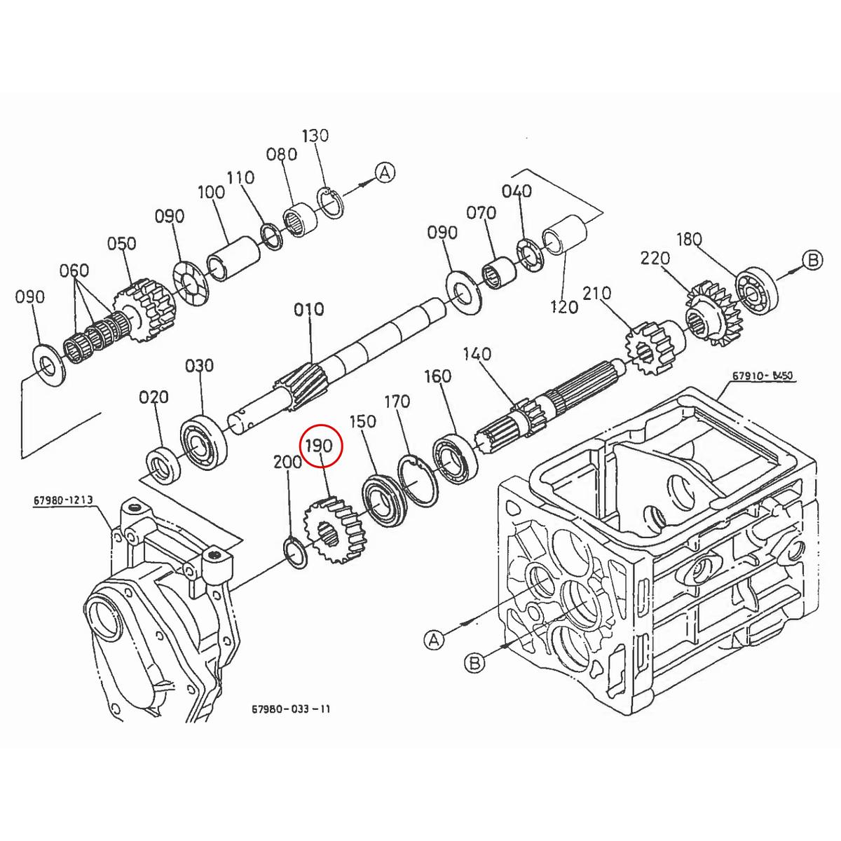 Kubota Γρανάζι 25 δόντια 67980-14230. Ανταλλακτικά μεταχειρισμένα και καινούρια, εισαγόμενα από την Ιαπωνία σε άριστη κατάσταση. Βρείτε γνήσια - original και ιμιτασιόν - aftermarket ανταλλακτικά για όλα τα Kubota σε προσιτές τιμές.