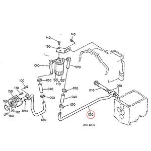 Kubota Hydraulic pipe 97950-37130. Used and new spare parts, imported from Japan in excellent condition. Find genuine - original and aftermarket spare parts for all Kubota tractors at affordable prices.