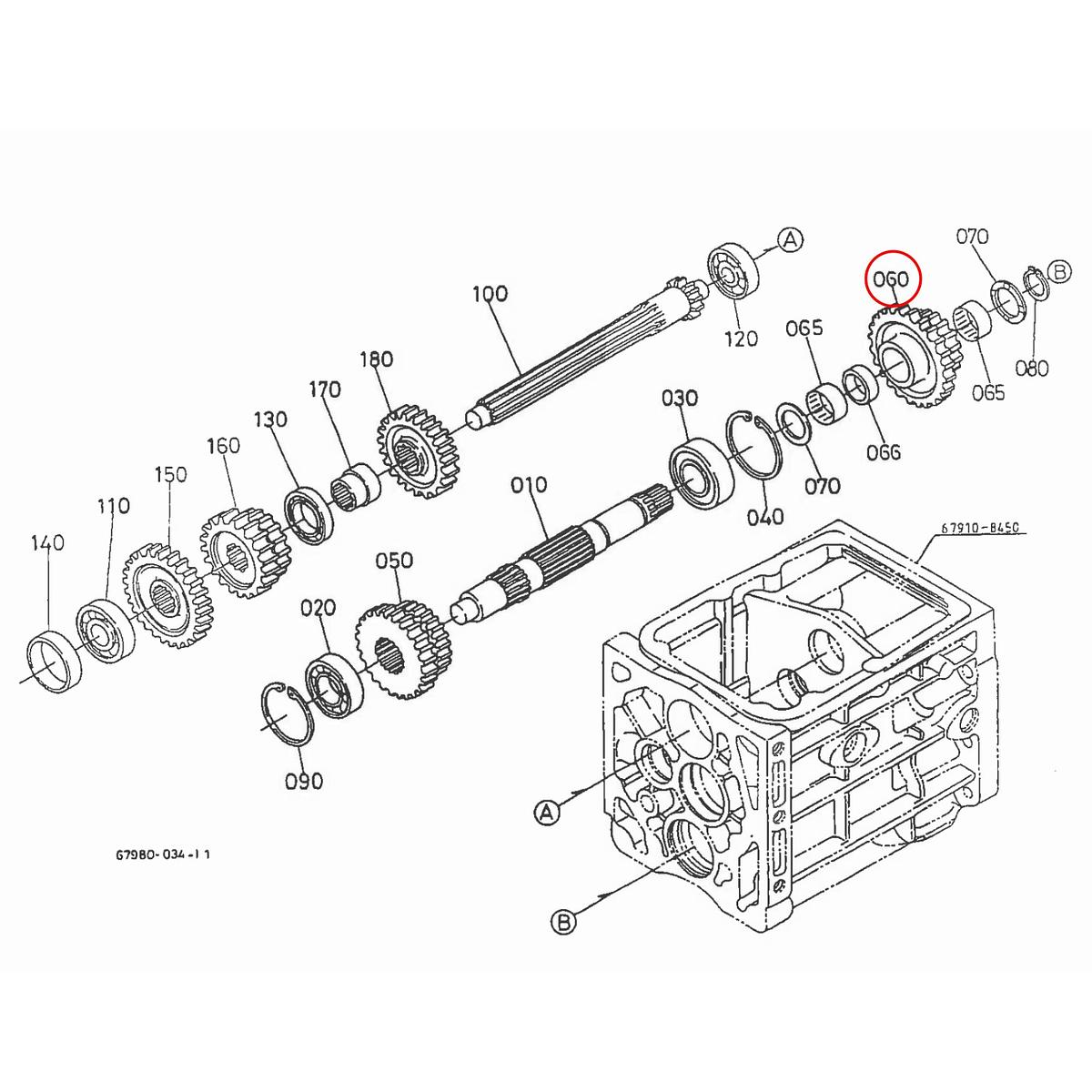 Kubota Γρανάζι 15-30 δόντια 67980-14370. Ανταλλακτικά μεταχειρισμένα και καινούρια, εισαγόμενα από την Ιαπωνία σε άριστη κατάσταση. Βρείτε γνήσια - original και ιμιτασιόν - aftermarket ανταλλακτικά για όλα τα Kubota σε προσιτές τιμές.