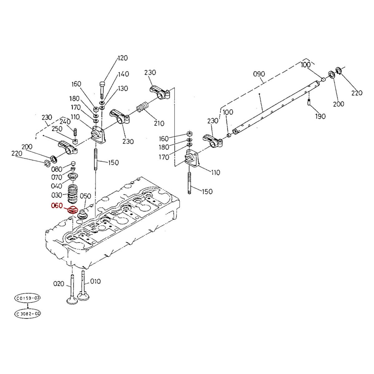 Ροδέλα βαλβίδας εξαγωγής Kubota 15481-13420. Ανταλλακτικά μεταχειρισμένα και καινούρια, εισαγόμενα από την Ιαπωνία σε άριστη κατάσταση. Βρείτε γνήσια - original και ιμιτασιόν - aftermarket ανταλλακτικά για όλα τα τρακτέρ Kubota σε προσιτές τιμές.