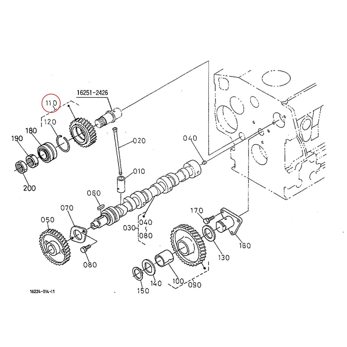 Kubota Γρανάζι 16251-24020. Ανταλλακτικά μεταχειρισμένα και καινούρια, εισαγόμενα από την Ιαπωνία σε άριστη κατάσταση. Βρείτε γνήσια - original και ιμιτασιόν - aftermarket ανταλλακτικά για όλα τα Kubota σε προσιτές τιμές.