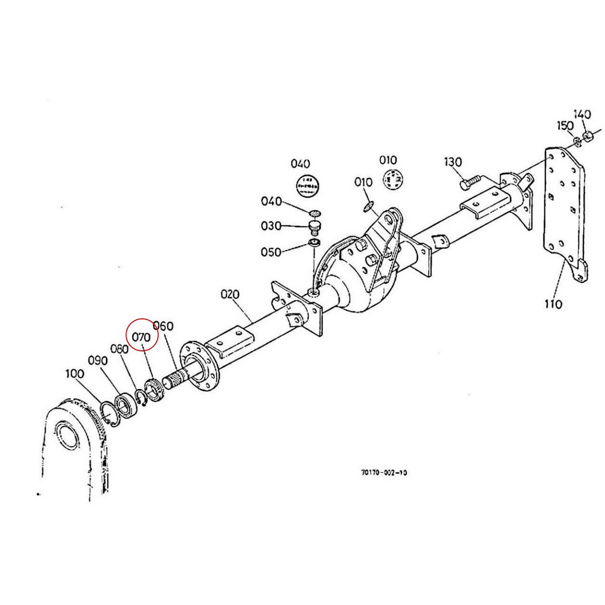 Kubota Τσιμούχα 70172-52420. Ανταλλακτικά μεταχειρισμένα και καινούρια, εισαγόμενα από την Ιαπωνία σε άριστη κατάσταση. Βρείτε γνήσια - original και ιμιτασιόν - aftermarket ανταλλακτικά για όλα τα Kubota σε προσιτές τιμές.