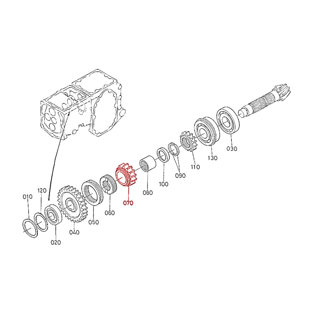 Γρανάζι 13 δόντια Kubota 67950-14540. Ανταλλακτικά μεταχειρισμένα και καινούρια, εισαγόμενα από την Ιαπωνία σε άριστη κατάσταση. Βρείτε γνήσια - original και ιμιτασιόν - aftermarket ανταλλακτικά για όλα τα Kubota σε προσιτές τιμές.