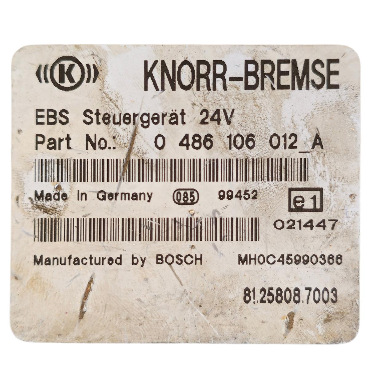 MAN EBS Control Unit 81258087003 – Knorr-Bremse