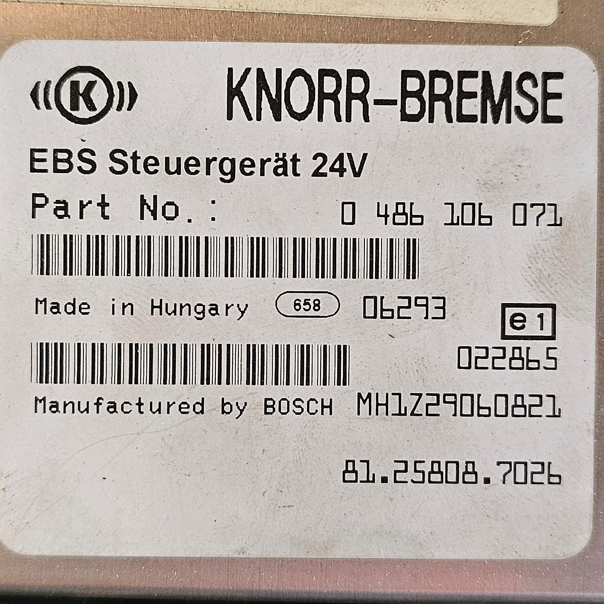 Εγκέφαλος EBS - 81258087026 – Knorr-Bremse