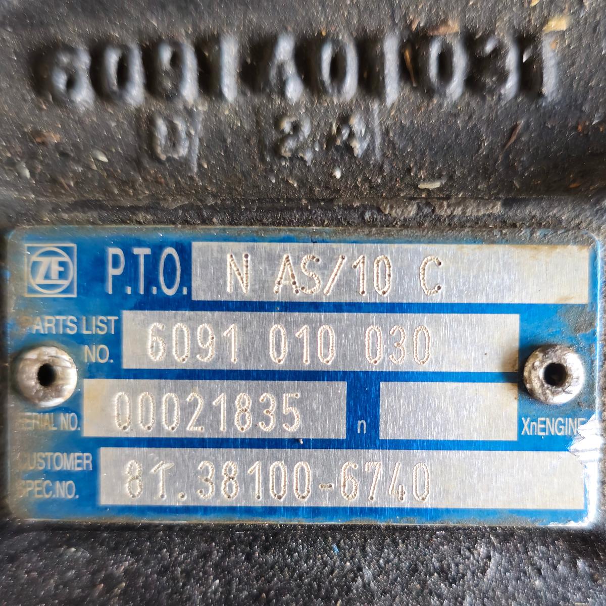 Double Output PTO ZF 6091010030 – MAN 81381006740