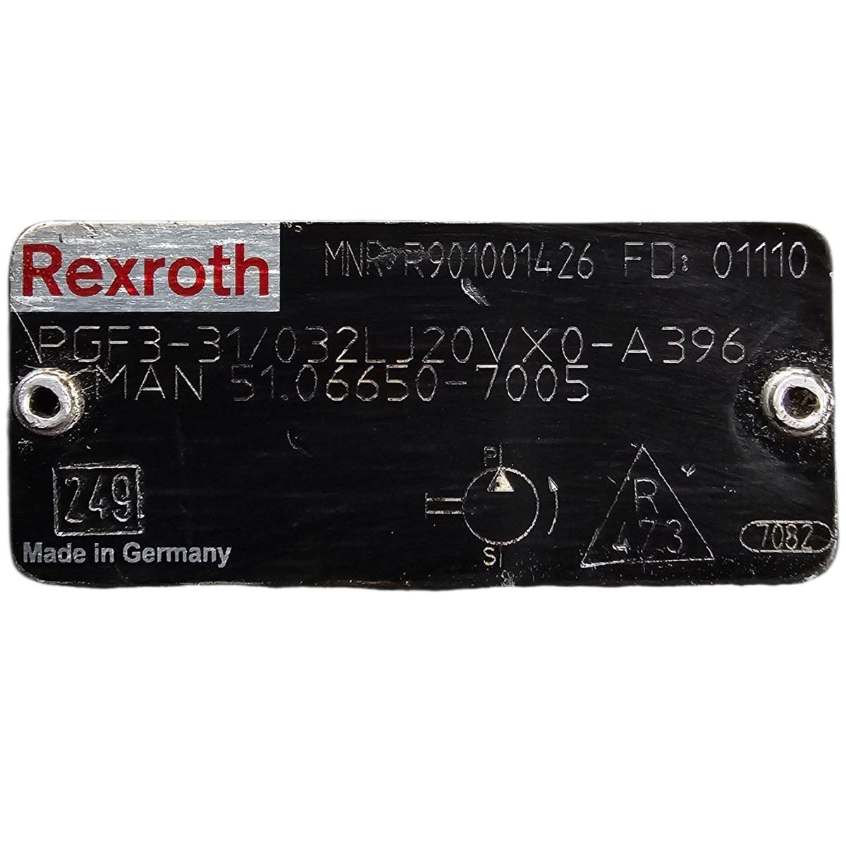 Rexroth Hydraulic Pump PGF3 for MAN – 51066507005