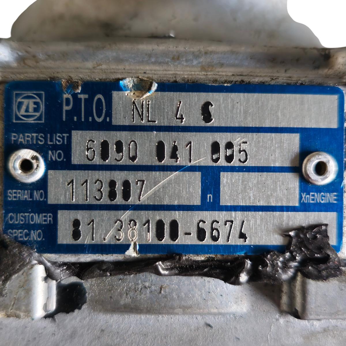 Double Output PTO ZF 6090041005 – MAN 81381006674