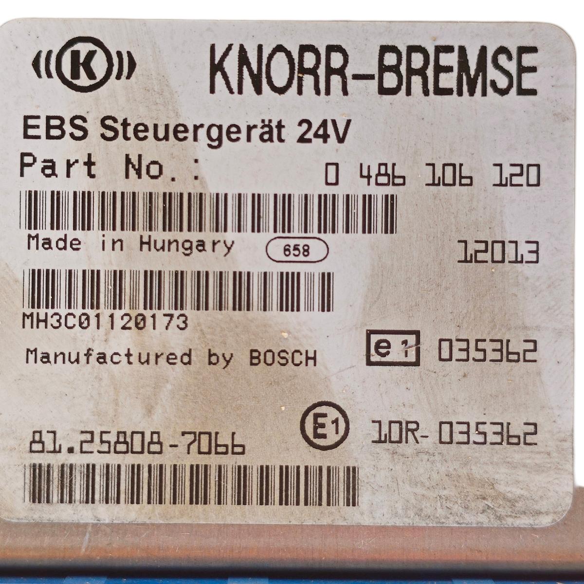 EBS Control Unit MAN 81258087066 – Knorr-Bremse 0486106120