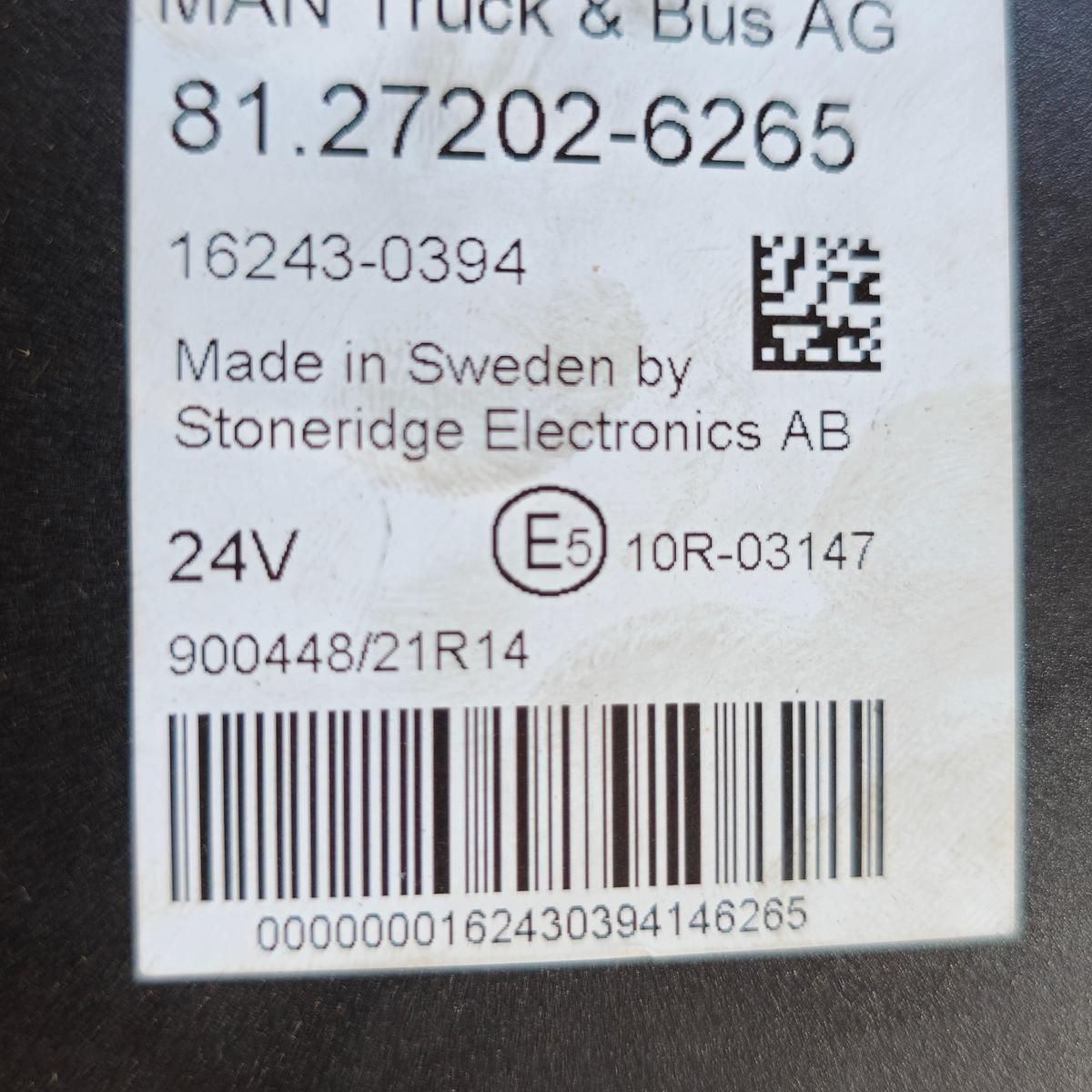 Πίνακας Οργάνων - Καντράν MAN – 81272026265
