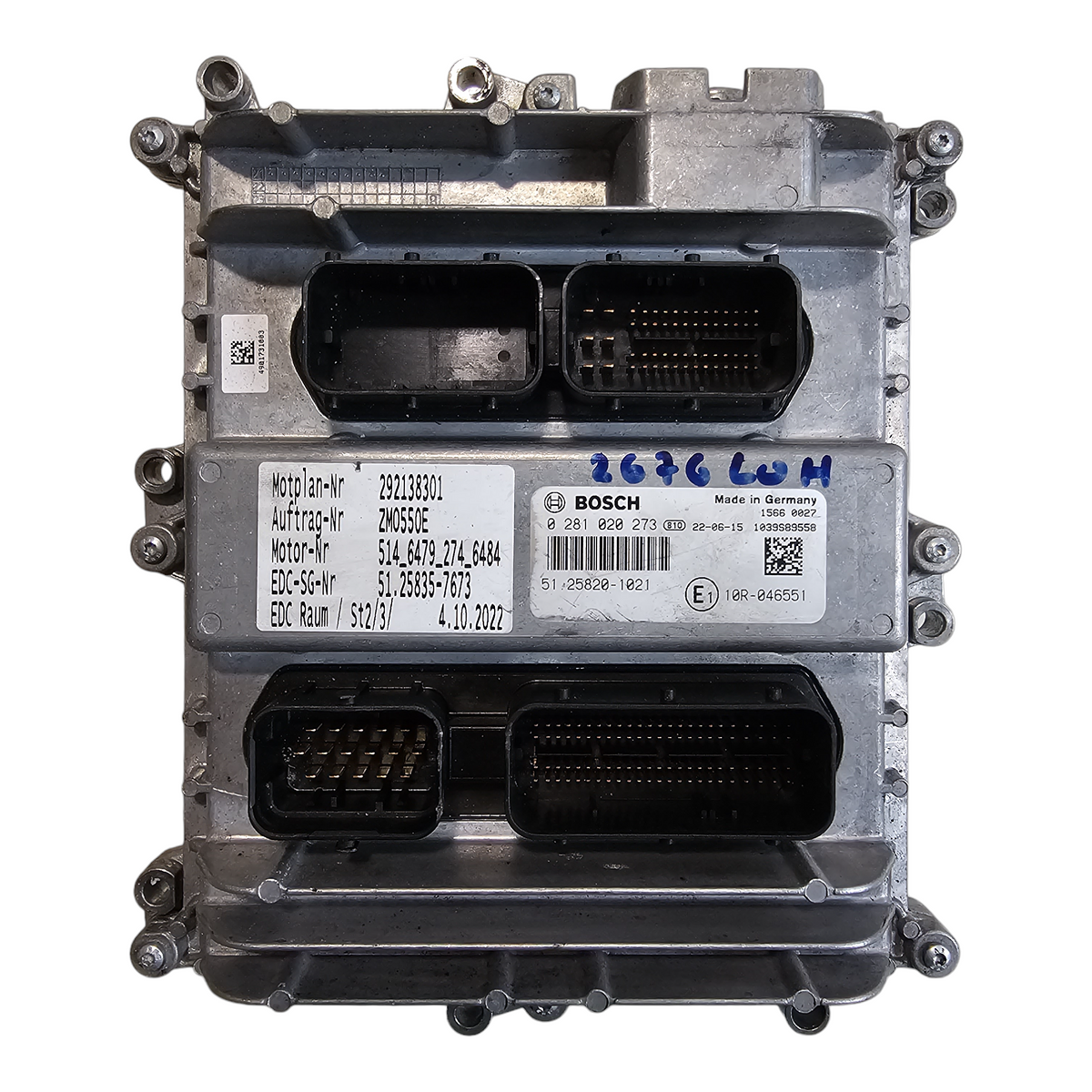 MAN ECU EDC 0281020273 | Bosch 0 281 020 273 Engine Control Unit