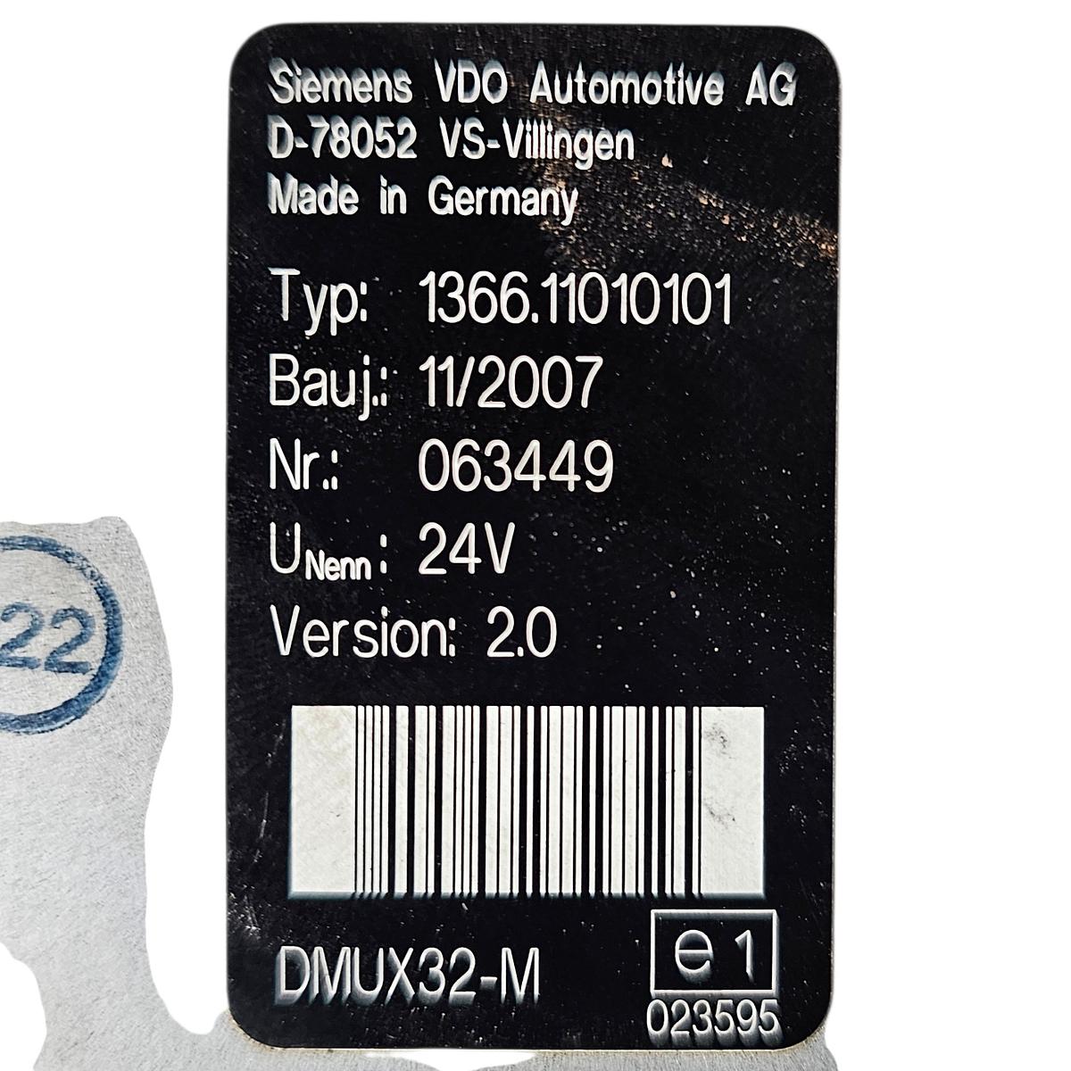 Πίνακας Οργάνων DMUX32-M Siemens VDO 136611010101