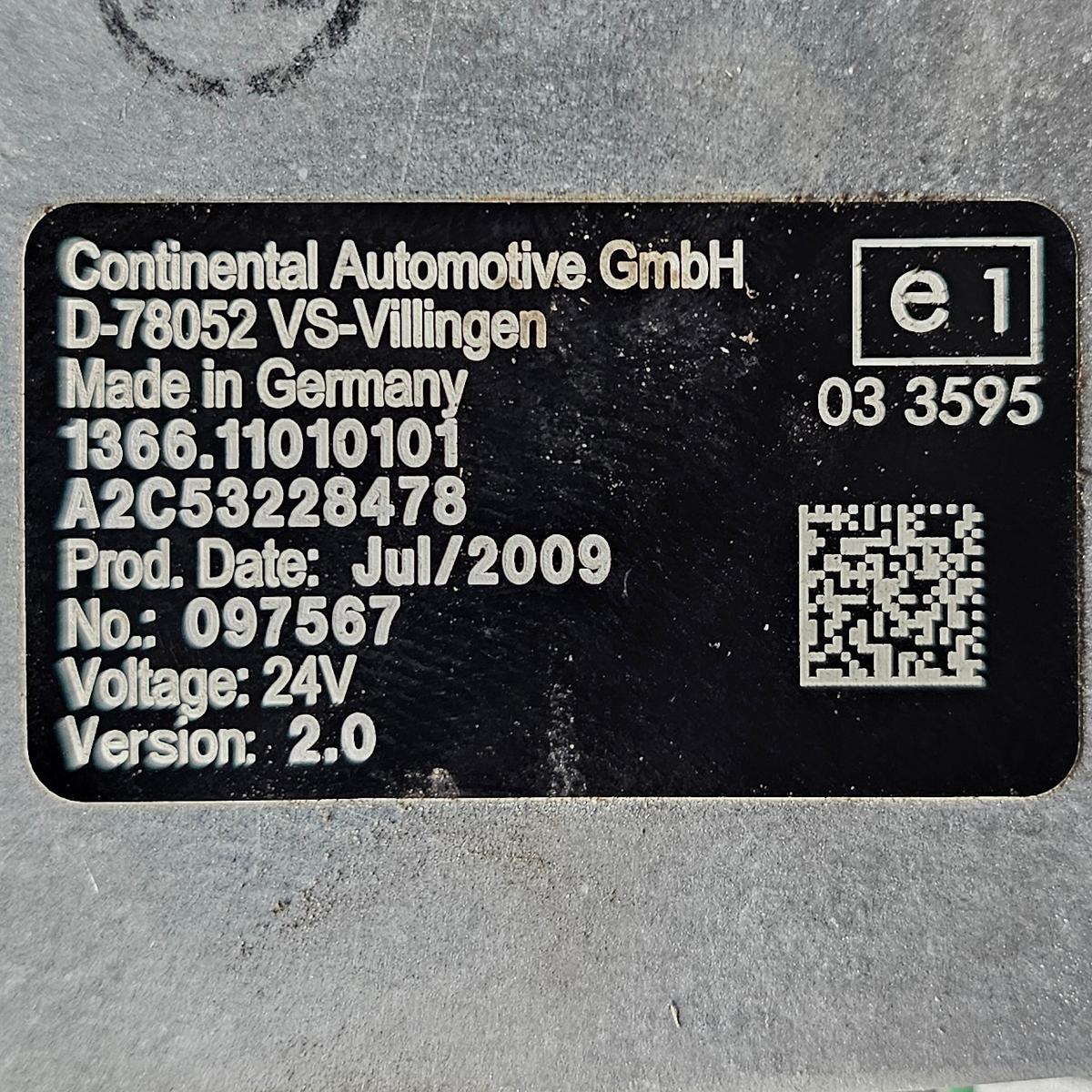 Πίνακας Οργάνων / Οθόνη Continental VDO 136611010101 – A2C53228478