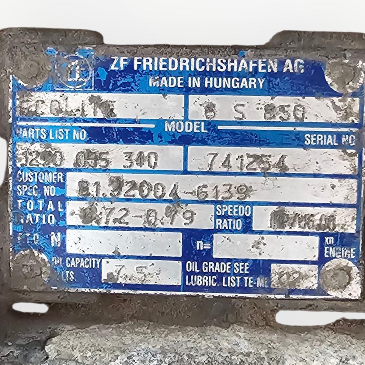 Σασμάν ZF Ecolite 6S-850 –  81320046139