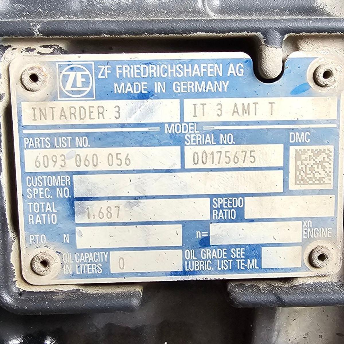 ZF Astronic 12AS2131TD Gearbox with Intarder 3 – 81320046368 1353040044