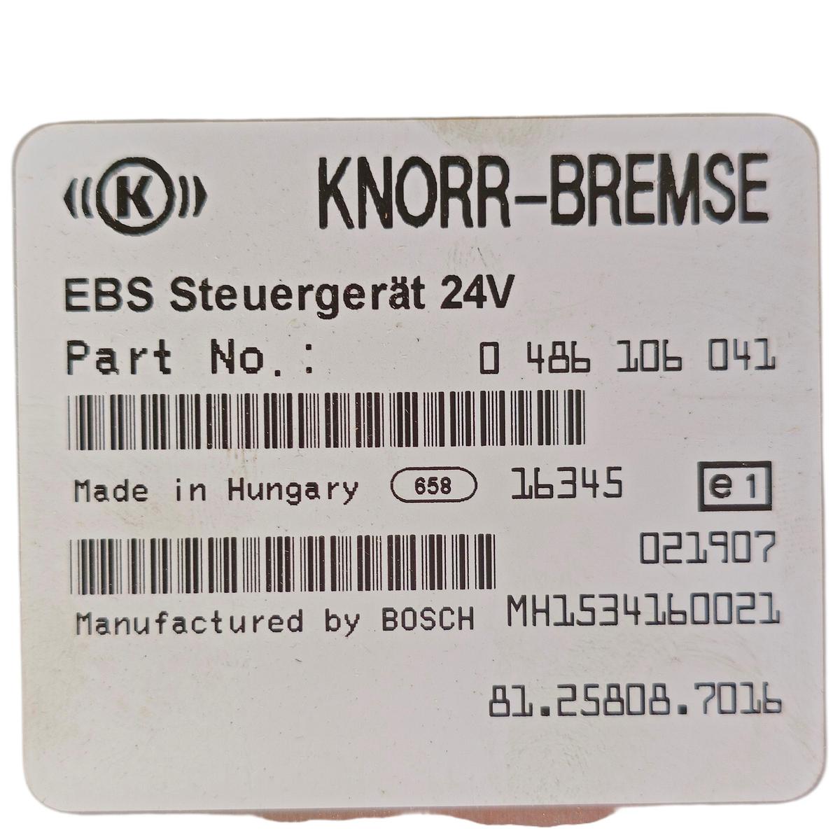 Εγκέφαλος EBS - 81258087016 – Knorr-Bremse